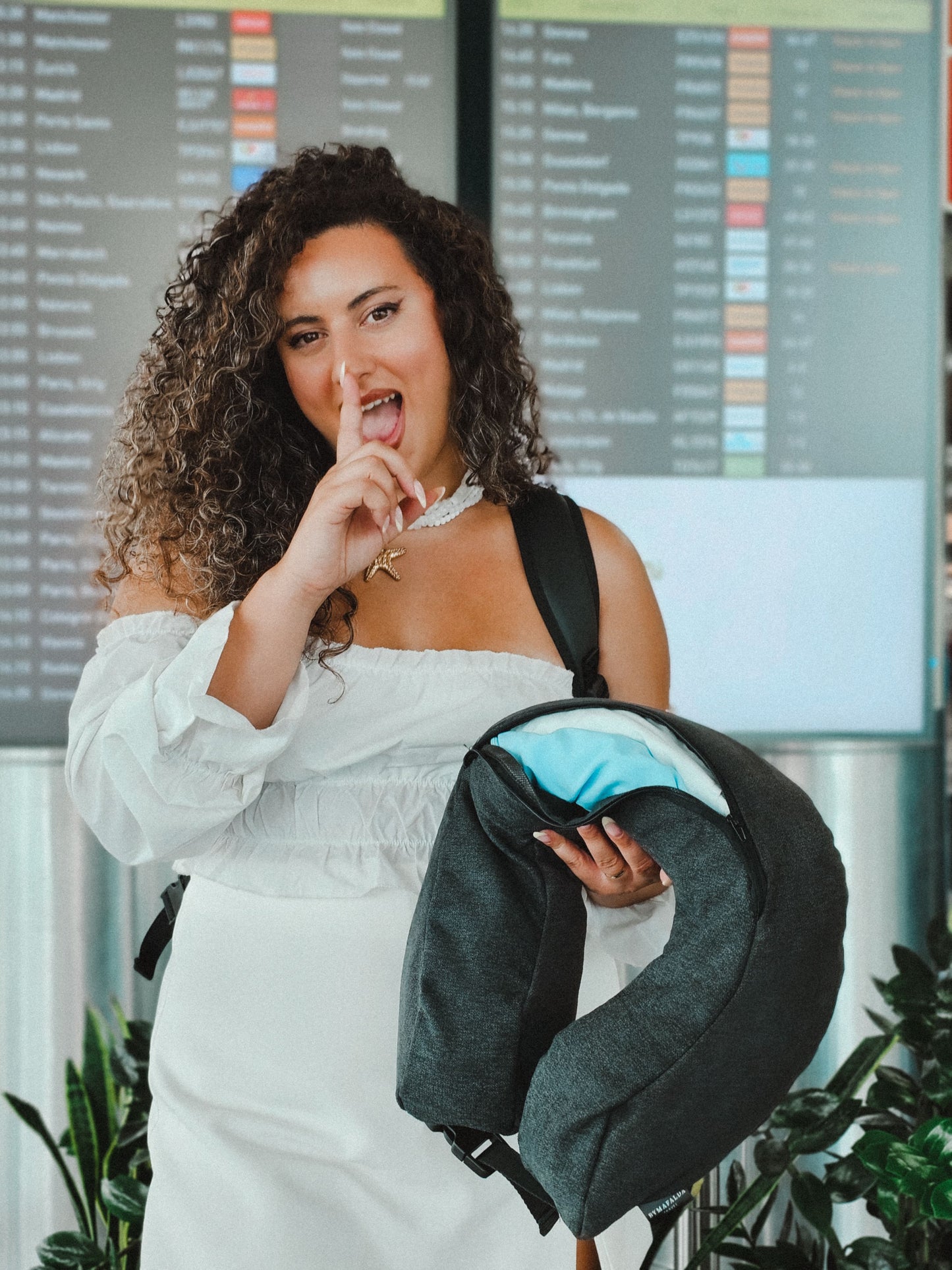 almofada travesseiro de pescoço de viagem com roupas, armazenamento, evite taxas extras de bagagem, itens essenciais para viagens, saco de viagem, sem enchimento