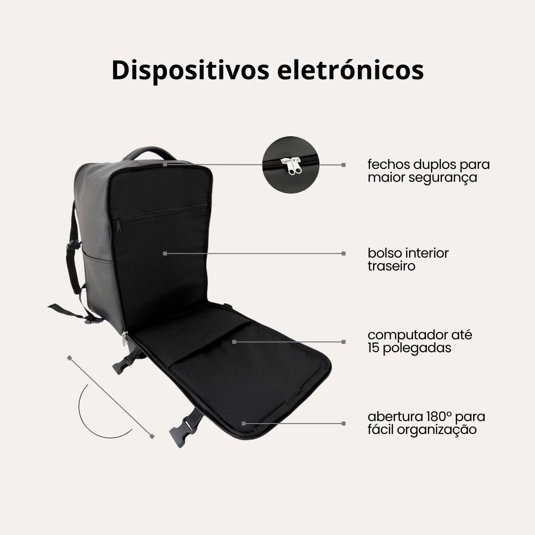 Mochila de Viagem Explorer 40x30x20cm
