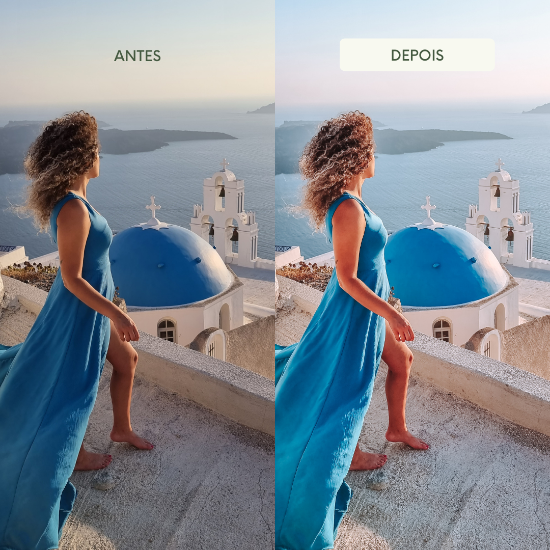 SANTORINI - 8 PRESETS | Edição de fotografia Lightroom