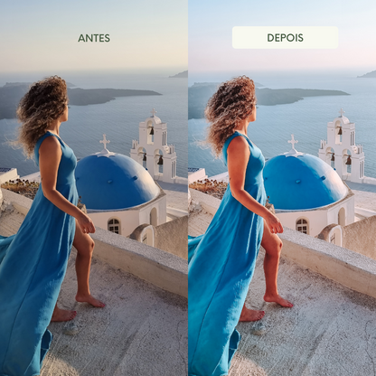 SANTORINI - 8 PRESETS | Edição de fotografia Lightroom