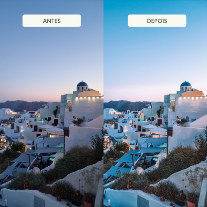 SANTORINI - 8 PRESETS | Edição de fotografia Lightroom